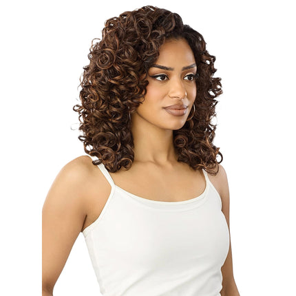 Outre Synthetic Half Wig Quick Weave- Inessa