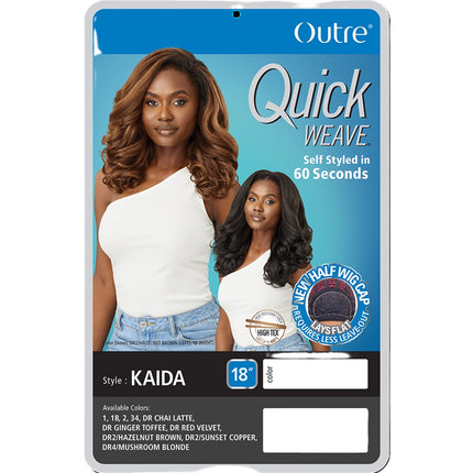 Outre Synthetic Half Wig Quick Weave- Kaida