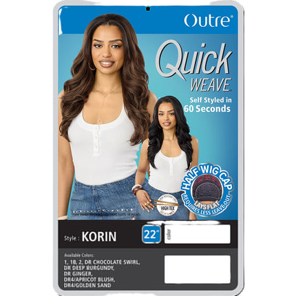 Outre Synthetic Half Wig Quick Weave- Korin