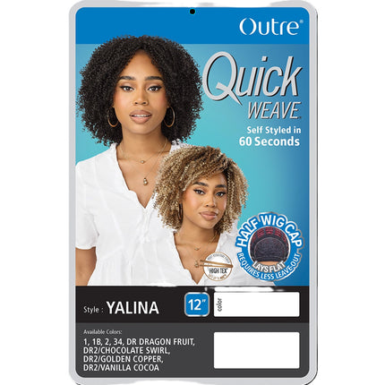 Outre Synthetic Half Wig Quick Weave- Yalina
