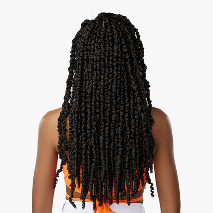 Sensationnel Lulutress Synthetic Pre-looped Crochet Braid - 3x Fluffy Passion Twist 20"