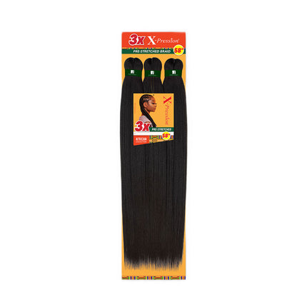 Sensationnel X-pression Synthetic Braid - 3x Pre-stretched 58 Inch