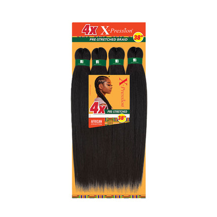 Sensationnel Synthetic X-pression 100% Kanekalon - 4x Pre-stretched Braid 38"