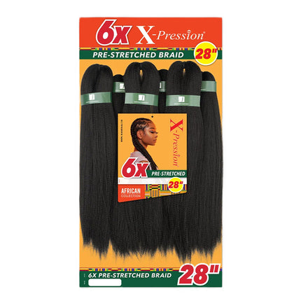 Sensationnel Synthetic X-pression 100% Kanekalon - 6x Pre-stretched Braid 28
