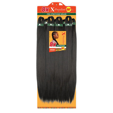 Sensationnel Synthetic X-pression 100% Kanekalon - 8x Pre-stretched Braid 58