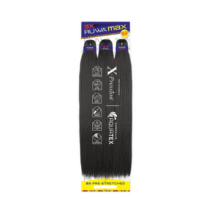 Sensationnel X-pression Synthetic Hair - 3x Ruwa Max Pre Stretched Braid 52