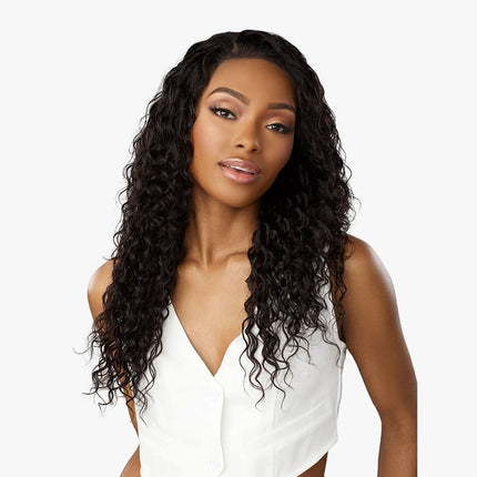 Sensationnel 13a 13x4 Unprocessed Virgin Human Hair Lace Wig - Deep 24"