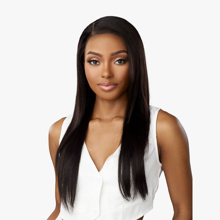 Sensationnel 13a 13x4 Unprocessed Virgin Human Hair Lace Wig - Straight 20"