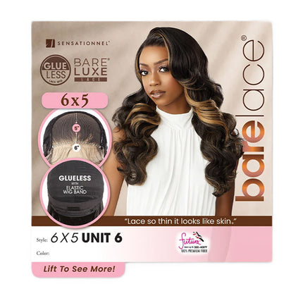 Sensationnel Bare Luxe Lace Glueless Closure Lacewig - 6x5 Unit 6