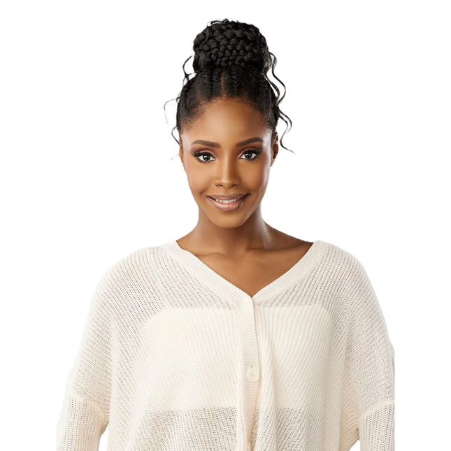 Sensationnel Synthetic Pre-braided Lulu Bun - Boho Bun Unit 1