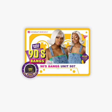 Sensationnel Butta Lace 90's Bangs Glueless Hd Lace Front Wig - 90's Bang Unit 907