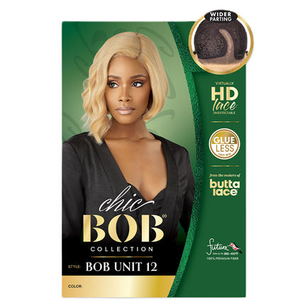 Sensationnel Synthetic Hair Butta Hd Lace Chic Bob Lace Wig - Bob Unit 12