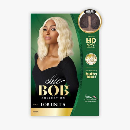 Sensationnel Synthetic Hair Butta Hd Lace Undetectable Chic Bob Lace Wig - Lob Unit 5