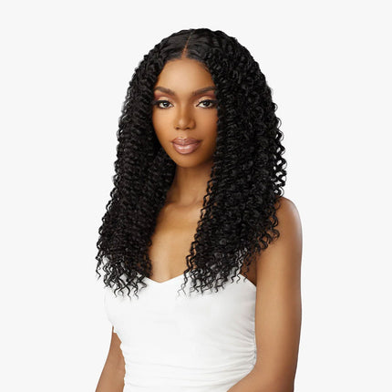 Sensationnel Human Hair Blend Butta Hd Lace Front Wig - Kinky Water Wave 18"