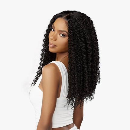 Sensationnel Human Hair Blend Butta Hd Lace Front Wig - Kinky Water Wave 18"