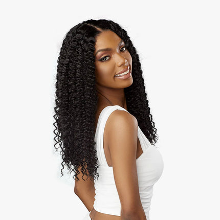 Sensationnel Human Hair Blend Butta Hd Lace Front Wig - Kinky Water Wave 18"