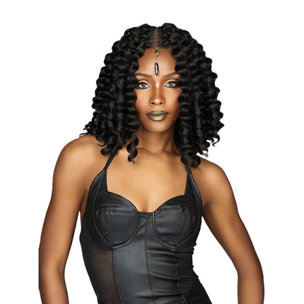 Sensationnel Stand X Full Hand Tied Kanekalon Hd Glueless Lace Wig - Unit 7