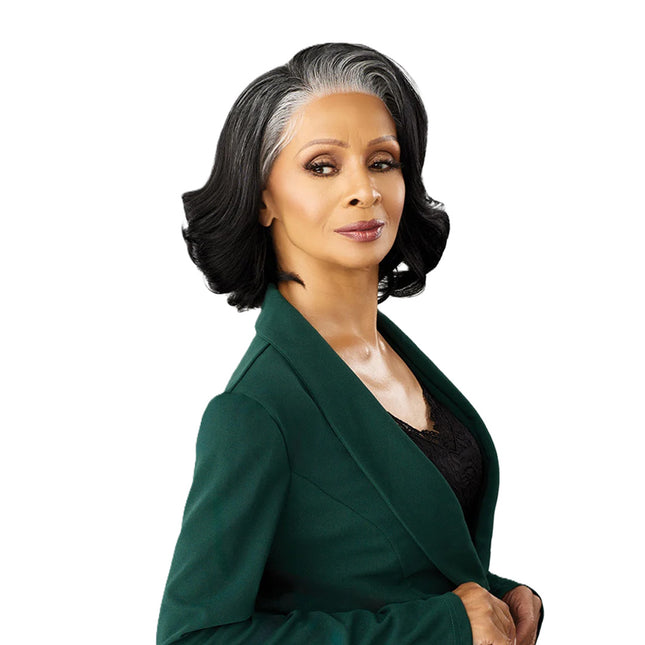 Sensationnel Platinum Glow Human Hair Blend Glueless Bare Lace Wig - Adeline