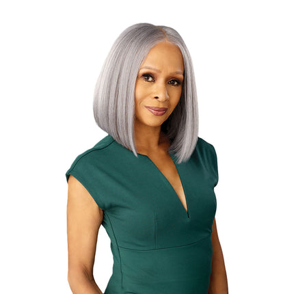 Sensationnel Platinum Glow Human Hair Blend 13x6 Glueless Lace Wig - Amandine