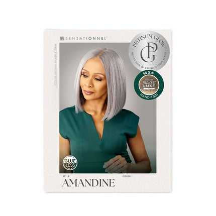 Sensationnel Platinum Glow Human Hair Blend 13x6 Glueless Lace Wig - Amandine