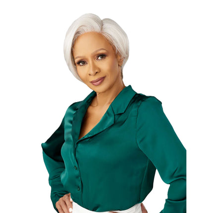 Sensationnel Platinum Glow Human Hair Blend 13x6 Glueless Lace Wig - Catherine