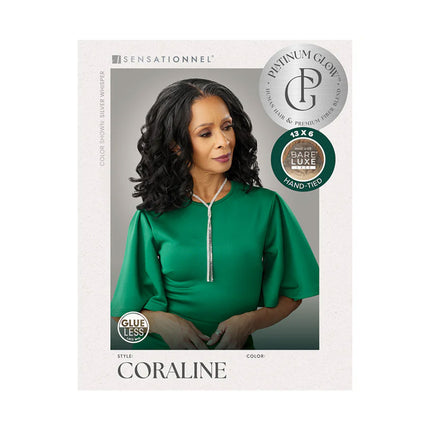 Sensationnel Platinum Glow Human Hair Blend 13x6 Glueless Lace Wig - Coraline