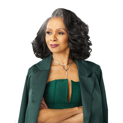 Sensationnel Platinum Glow Human Hair Blend 13x6 Glueless Lace Wig - Celestine