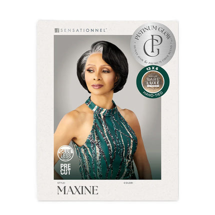 Sensationnel Platinum Glow Human Hair Blend Glueless Bare Lace Wig - Maxine
