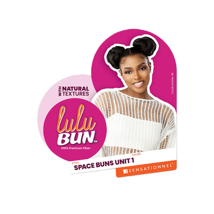 Sensationnel Syntetic Hair Wig Piece Lulu Bun Updo - Space Buns Unit 1