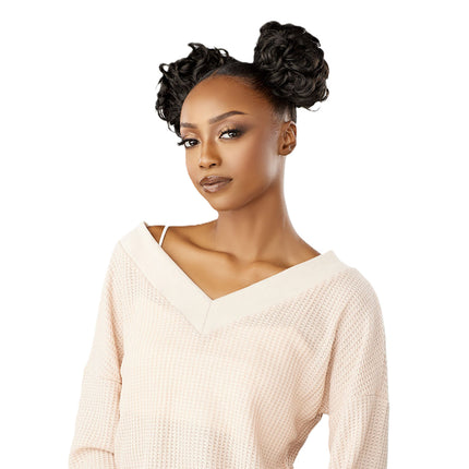 Sensationnel Synthetic Pre-braided Lulu Bun - Space Unit 3
