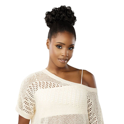 Sensationnel Hair Wig Piece Hd Lace Parting Lulu Bun - Textured Bun Unit 1