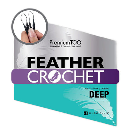 Sensationnel Premium Too Human Hair & Fiber Blend Feather Crochet- Deep 14