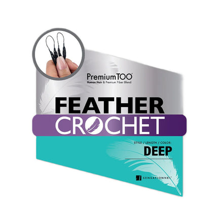 Sensationnel Premium Too Human Hair & Fiber Blend Feather Crochet- Deep 22