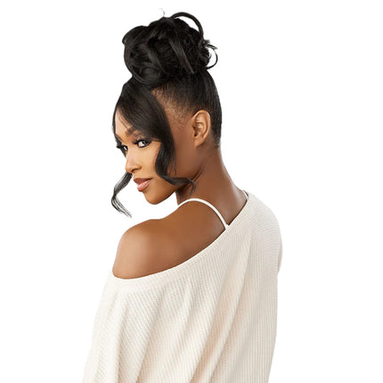 Sensationnel Synthetic Hd Lace Parting Lulu Bun- Updo Unit 12