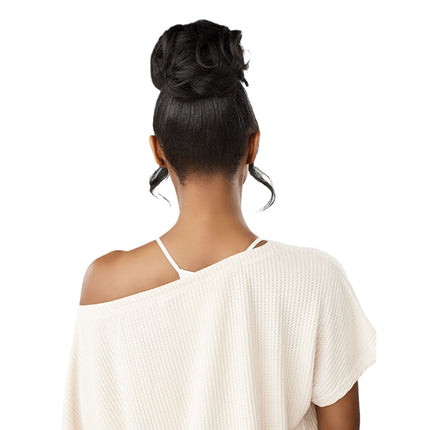 Sensationnel Synthetic Hd Lace Parting Lulu Bun- Updo Unit 12