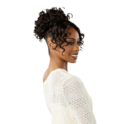 Sensationnel Synthetic Hd Lace Parting Lulu Bun- Updo Unit 13