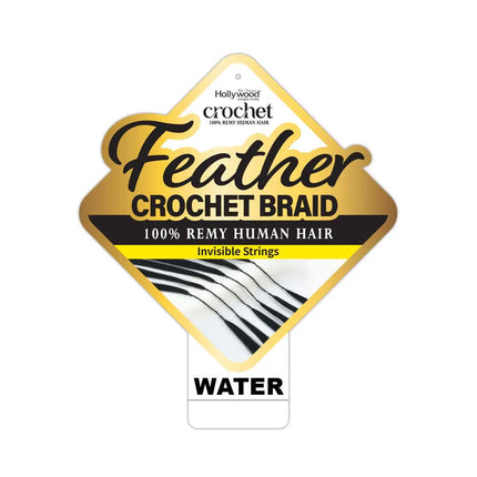 Zury Sis Hollywood Feather Crochet Braid Human Hair - Water 14