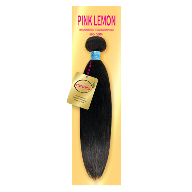 13a Pink Lemon Unprocessed Virgin Remi Hair Weave - Straight