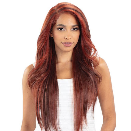 Shake N Go Snatched Glueless Lace Synthetic Wig - Blaze