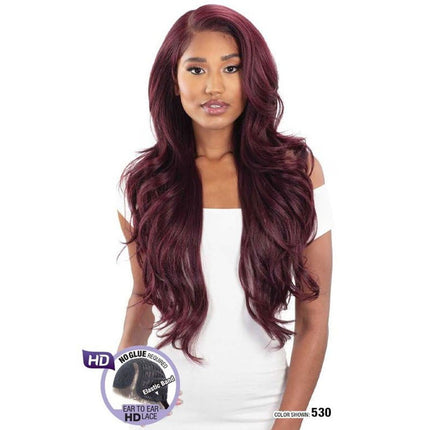Shake N Go Snatched Glueless Lace Synthetic Wig - Scarlet