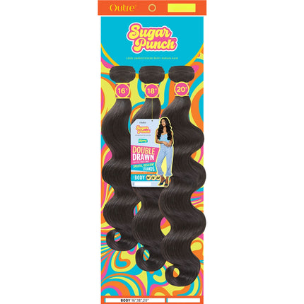 Outre Sugar Punch 100% Unprocessed Remy Human Hair - Body 10 12 14
