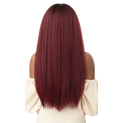 Outre 100% Human Hair Blend 13x6 Hd Lace Frontal Wig 360 Lace - Sunniva