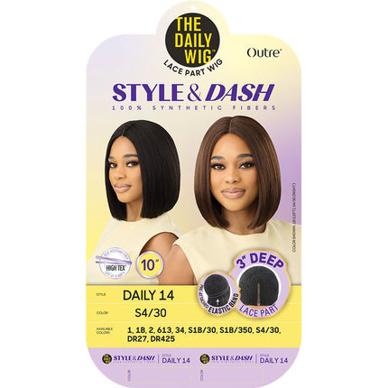 Outre The Daily Wig Style & Dash 3 Deep Lace Part - Daily 14