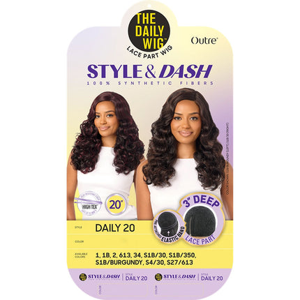 Outre The Daily Wig Style & Dash 3 Deep Lace Part - Daily 20
