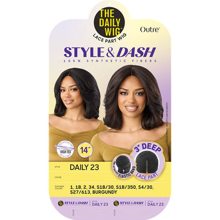 Outre The Daily Wig Style & Dash 3 Deep Lace Part - Daily 23