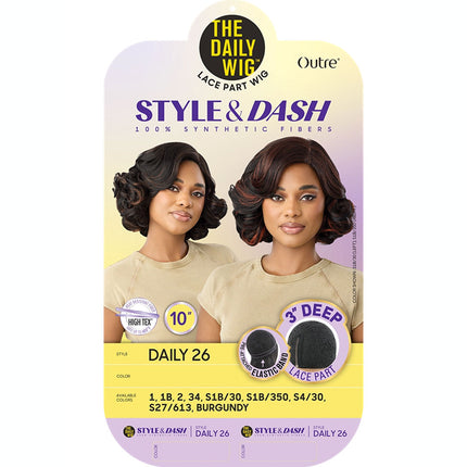 Outre The Daily Wig Style & Dash 3 Deep Lace Part - Daily 26