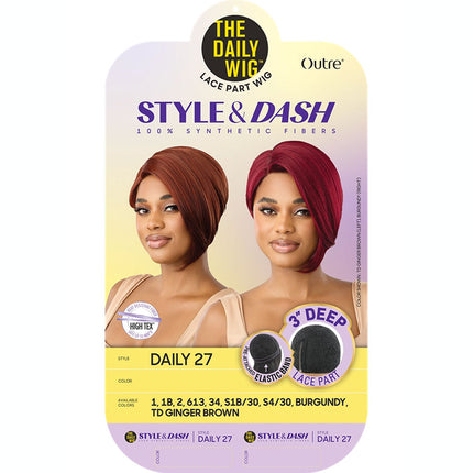 Outre The Daily Wig Style & Dash 3 Deep Lace Part - Daily 27