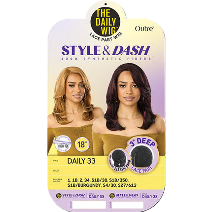 Outre The Daily Wig Style & Dash Premium Synthetic Lace Part Wig- Daily 33