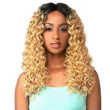 Lh Water - The Wig Brazilian Human Hair Blend Invisible Part Lace Front Wig