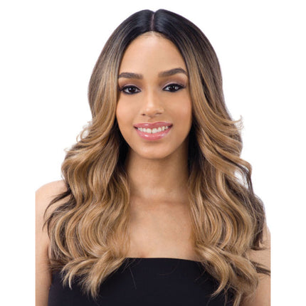 Valentino - Freetress Equal Synthetic 5 Inch Deep Lace Part Wig Long Wavy